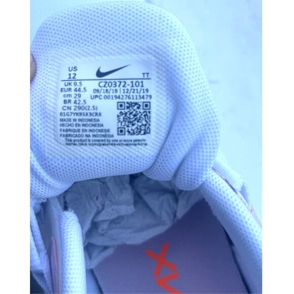 Nike Air Max 270 React Sneakers Pink/White Women's 12 - Picture 8 of 10